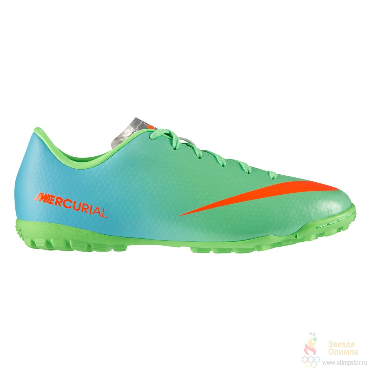 Купить шиповки для игры в футбол NIKE MERCURIAL VICTORY IV TF (555634-380)  в интернет-магазине 