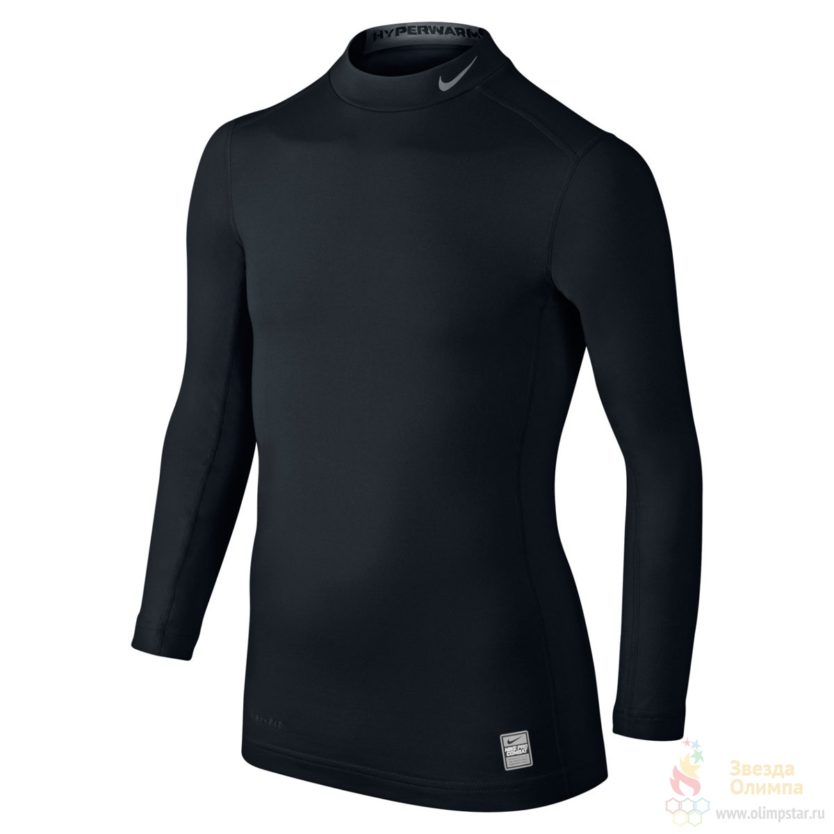 NIKE PRO HYPERWARM COMP MOCK 547712 010 NIKE PRO HYPERWARM COMP MOCK