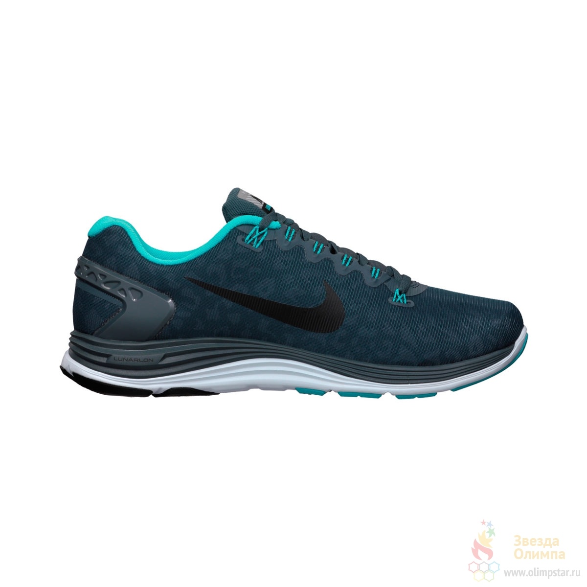 Купить кроссовки NIKE LUNARGLIDE+ 5 SHIELD (615969-404) в интернет-магазине  \