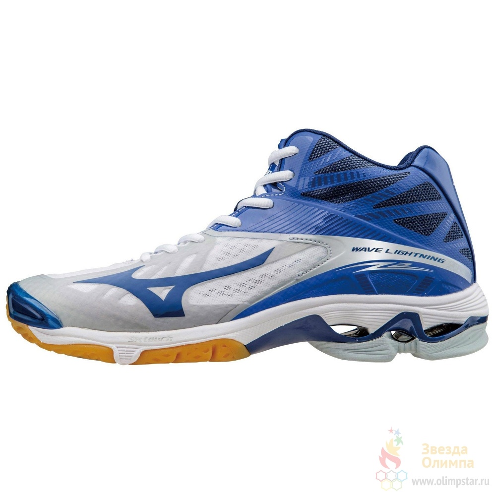 Mizuno wave lightning z2 sales mid blue