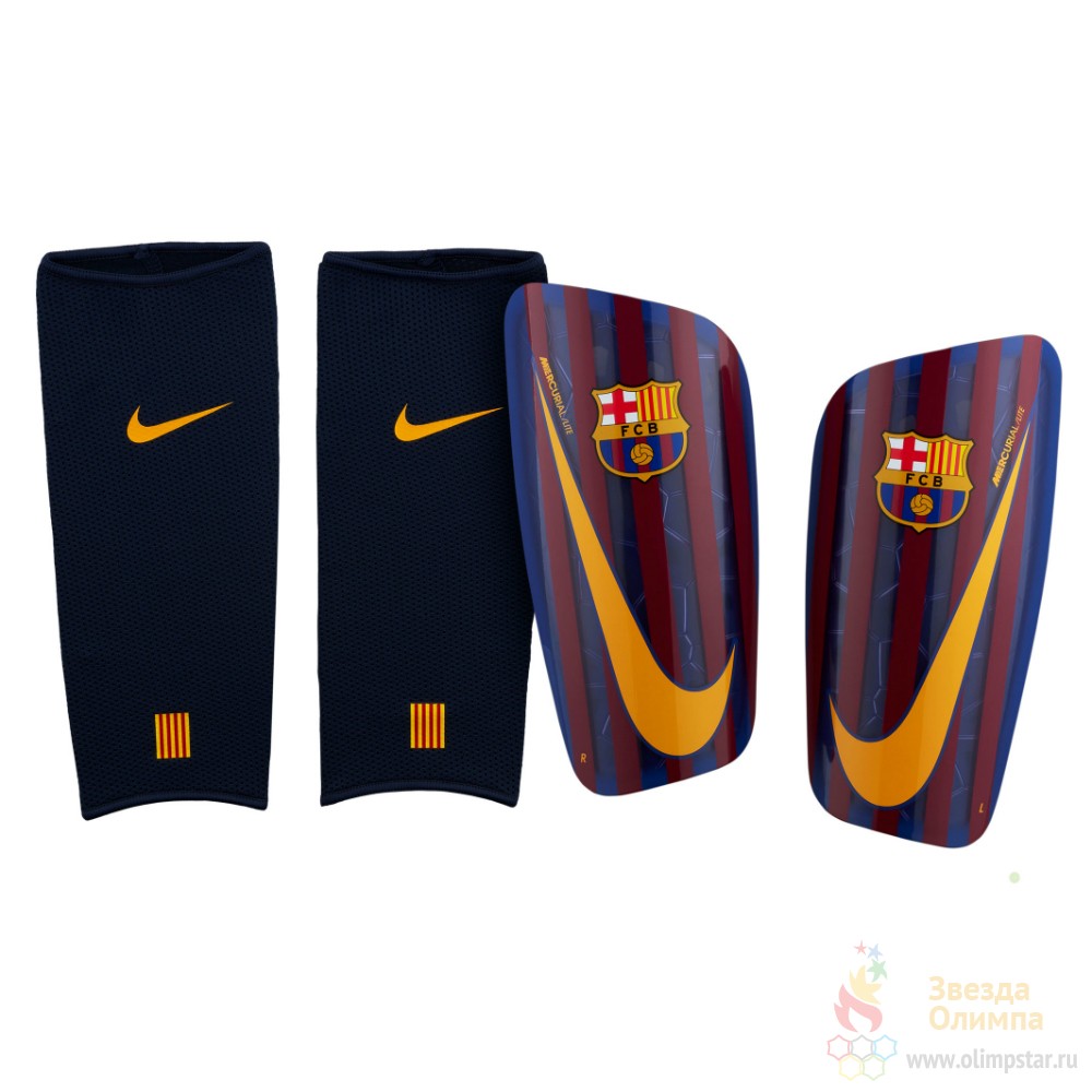 Футбольные щитки Nike Mercurial Barcelona