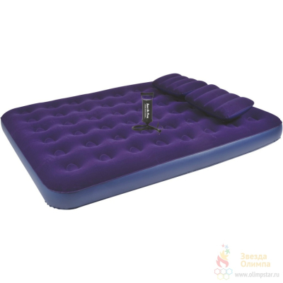 RELAX FLOCKED AIR BED QUEEN JL021470N
