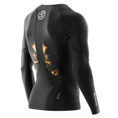 SKINS A400 MENS GOLD TOP LONG SLEEVE