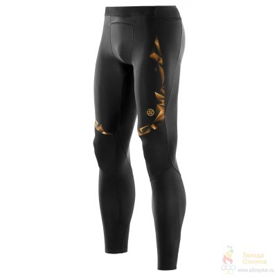 SKINS A400 MENS GOLD LONG TIGHTS
