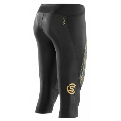 SKINS A400 WOMENS GOLD 3/4 TIGHTS