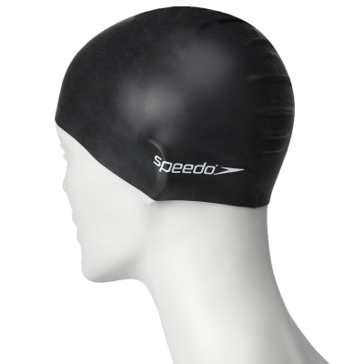 SPEEDO PLAIN FLAT SILICONE CAP JR