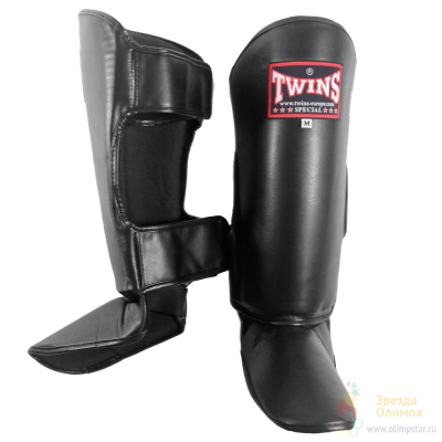 TWINS THICK PADDED LEATHER SHIN PADS