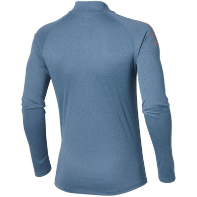 ASICS STRIPE LS 1/2 ZIP TOP