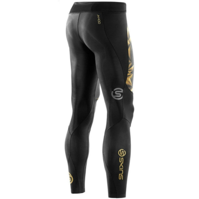 SKINS A400 MENS LONG TIGHTS GOLD
