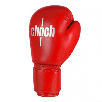 Перчатки боксерские красные Clinch Olimp Plus