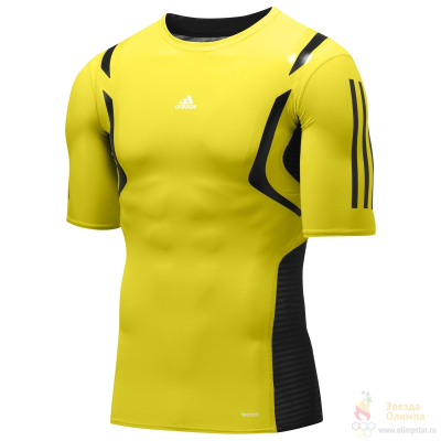 ADIDAS TECHFIT POWER WEB SEASONAL SHORTSLEEVE TEE